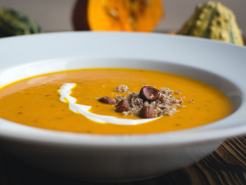 4.Autumn pumpkin soup